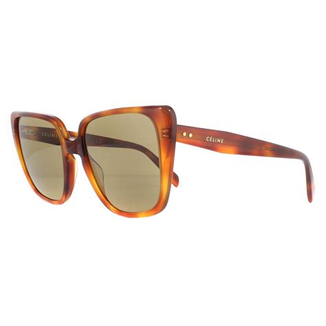 Celine Sunglasses CL40047I 53E Light Havana Brown on OnBuy